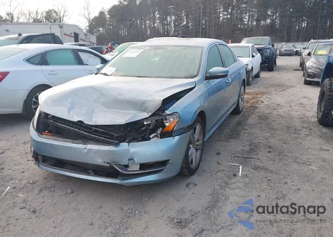 2013 Volkswagen Passat 2.0L Tdi Sel Premium из США, поврежденный, VIN 1VWCN7A36DC019797